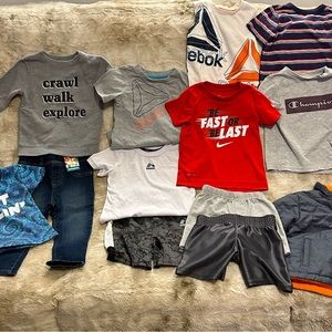 Boy’s Toddler Clothing Lot, Nike, Reebok, Champion and Old Navy Included